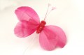 Veren vlinder roze donker 207491